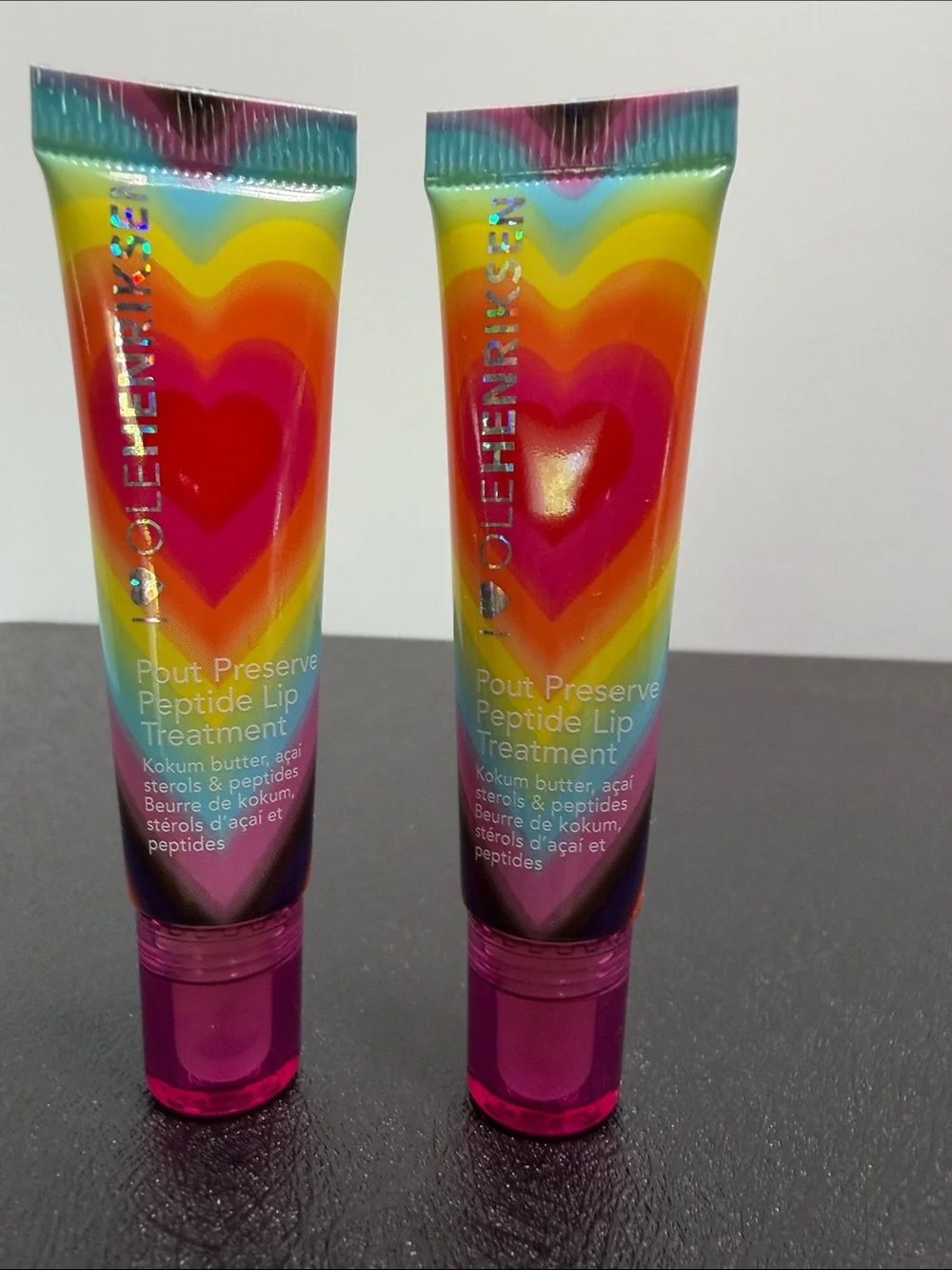 2 OleHenriksen Pout Preserve Peptide Lip Treatment - Rainbow Pink